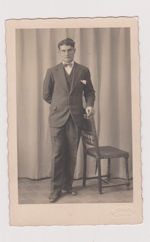 Photo carte homme élégant