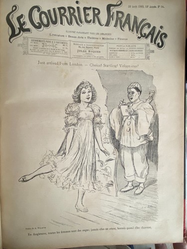 Courrier francais 8 1893 - le,