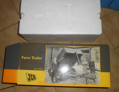 Jouet ancien remorque jcb 1945 - remorque,