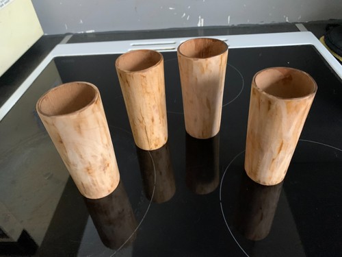 Lot gobelets en bois - gobelets,