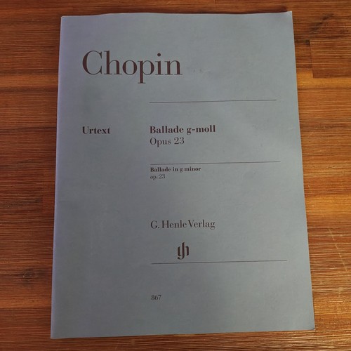 Chopin ballade minor op - ballade, g