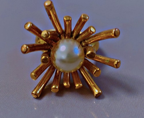 Vintage bijou bague plaqué - bijou,