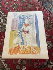 TERECHKOVITCH LITHOGRAPHIE la Danseuse ETERY PAGAVA Ballet De Roland PETIT RARE