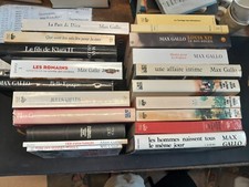 lot de 20 livres de Max Gallo