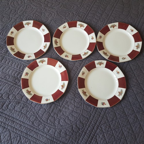 Assiettes anciennes plates - 5,
