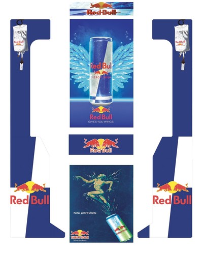 Stickers dartcab redbull jeu - dartcab,