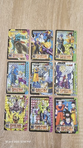 Lot cartes dragon ball z - dragon,