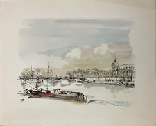 Réproduction d'une aquarelle de Pierre Pagès