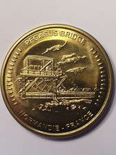 MEDAILLE COLLECTION EUROPEENNE -  PEGASUS BRIDGE  - RANVILLE  NORMANDIE- FRANCE