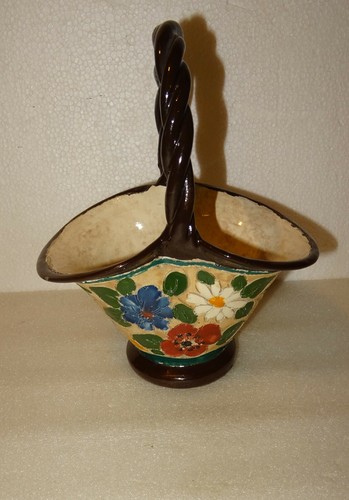 Ancien panier ceramique - ancien,