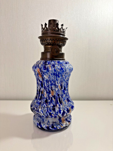 Superbe ancienne lampe - , à