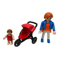 sympa maman poussette + bébé