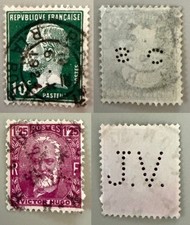 FRANCE : lot de 2 timbres