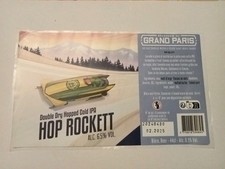 Etiqu. Can'Alu : HOP ROCKETT / Brasserie du GRAND PARIS - France