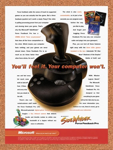 1997 microsoft sidewinder - 1997,