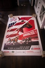 AMERICA'S HORSE BIG PRICE French Bus Shelter Vintage Sport Poster Original