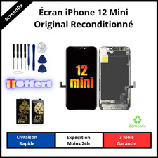 Écran iPhone 12 Mini reconditionné + kit de réparation + Verre trempé