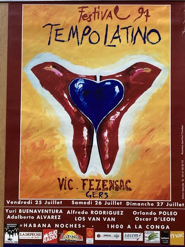 Affiche concert festival tempo - affiche,