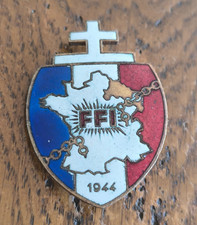 Insigne FFI 1944 Forces Françaises de l'Intérieur Région C  /AA58