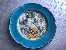 ancienne assiette longwy numerote