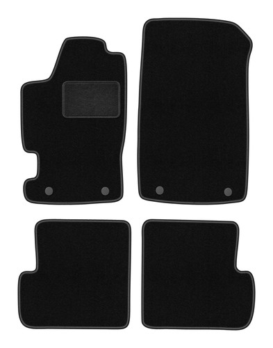 Tapis sol velours noir - sol, en