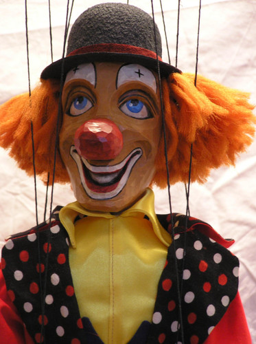 Clown marionnette art - clown, d'art