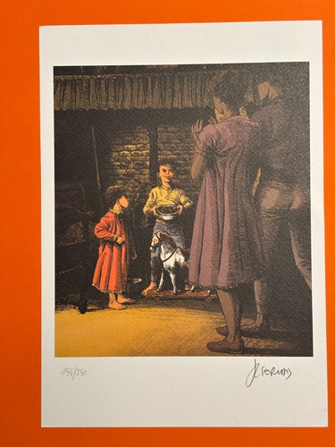 Servais libris signe - ex, scene