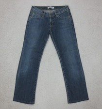 Jean Bootcut Levi's 572 Femme W28 L34 Bleu Stonewash Coton Polyamide Zip
