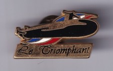 RARE PINS PIN'S .. ARMEE ARMY MARINE SOUS MARIN SUBMARINE SNA LE TRIOMPHANT ~FU