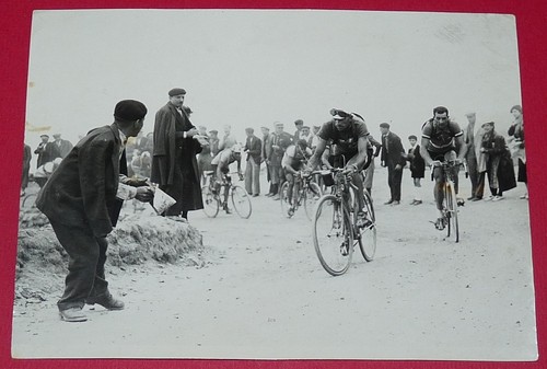 Rare photo presse cyclisme - photo,