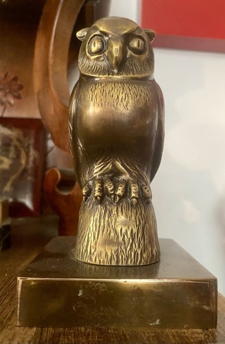 Statue figurine chouette - /,