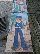 Lot de 2 affiches Poulbot, le titi parisien, Le Policier