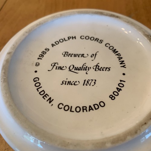 Vintage 1985 Coors Beer
