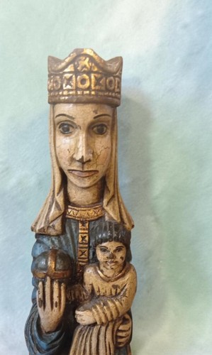 Ancienne statue bois - ancienne,