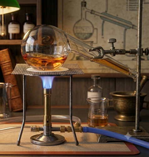 Ancienne cornue verre - ancienne,