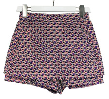 Maje Jacquard Jupe Femmes ( Ue ) 36 Court Jupe-Culotte Fleurs Imprimé Poches Zip