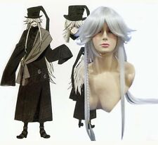 Kuroshitsuji Black Butler Undertaker Cosplay Perruque perruque Pandora Hearts...
