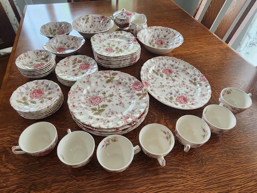 Rose chintz johnson brothers - rose,
