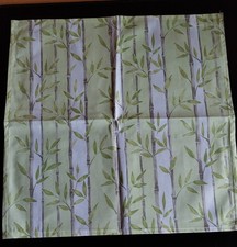 Nappe avec 6 serviettes sur le thème du bambou