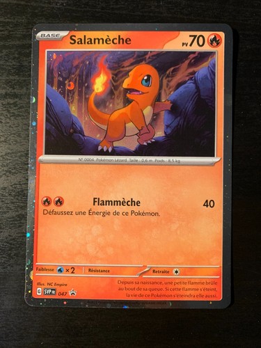 Carte pokémon holo salamèche - carte,