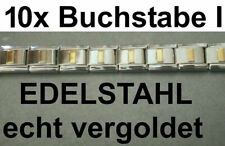 10x Courrier I Plaqué Or