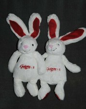 🍀Lot 2 Doudou Peluche Lapin