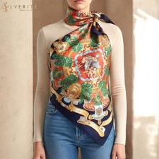 RARE VINTAGE foulard en soie