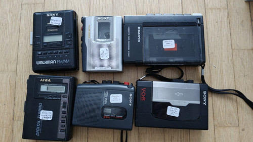 Lot lecteurs cassette - lot, 6