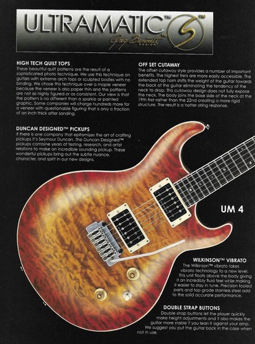 Greg bennett design ultramatic - design,