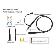 Sonde Oscilloscope 200Mhz pour BNC Compatible avec pour Pp510 pour Pp215 pour P2
