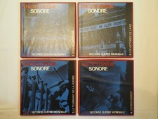 Encyclopédie Sonore de la IIe. Guerre Mondiale 4 coffrets, 4 Livrets, 12 Disques