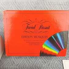 Trivial Pursuit Edition Musique Jeu de société Vintage 1989 Horn 