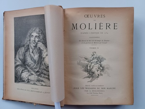 Oeuvres molière tome ii - oeuvres, de