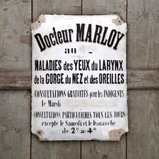 Enseigne / Plaque émaillée